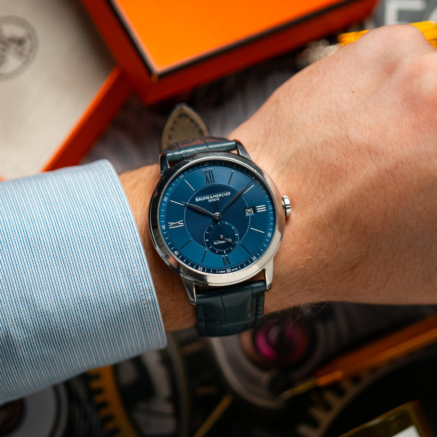 Baume & Mercier Classima Automatic Blue Dial 42mm