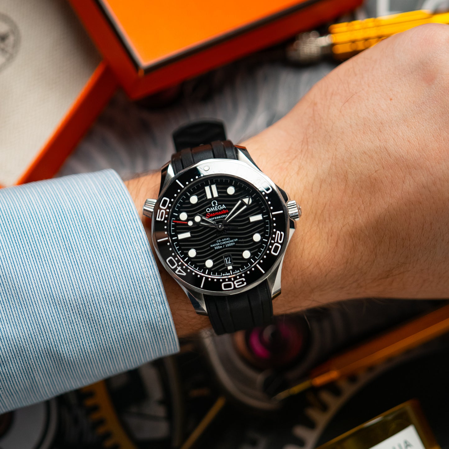 Omega Seamaster Diver 300M Ceramic Black Dial 42mm