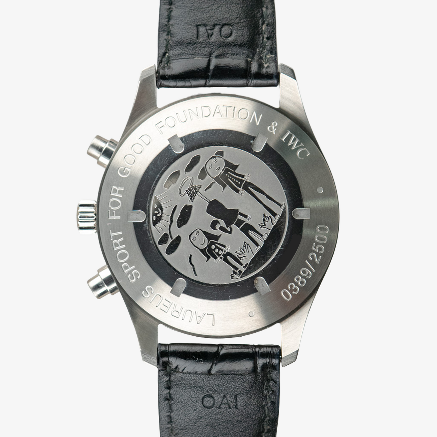 IWC Pilot's Watch Spitfire Chronograph Laureus Blue 42mm