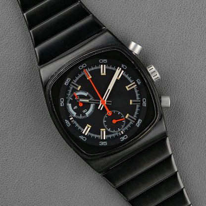 Brew Black Quartz Chronograph Black Dial 38mm