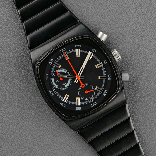 Brew Black Quartz Chronograph Black Dial 38mm