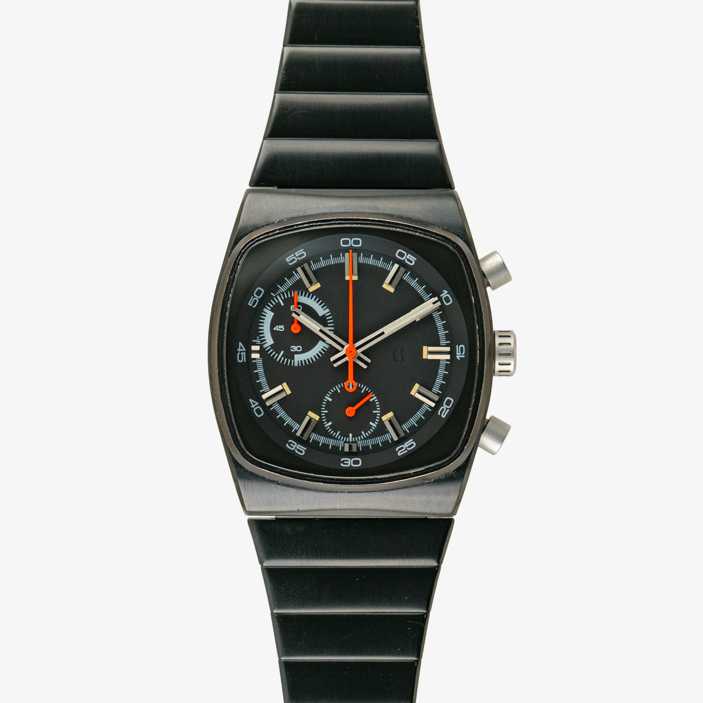 Brew Black Quartz Chronograph Black Dial 38mm