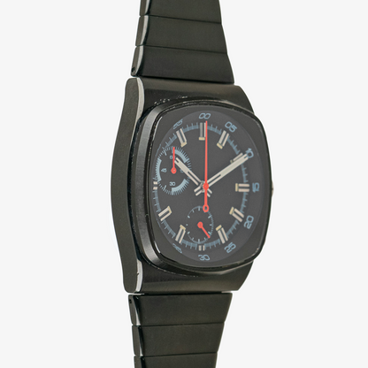 Brew Black Quartz Chronograph Black Dial 38mm