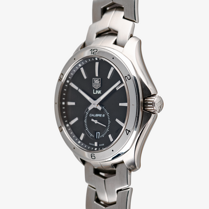 TAG Heuer Link Calibre 6 Automatic Black Dial Date 39mm