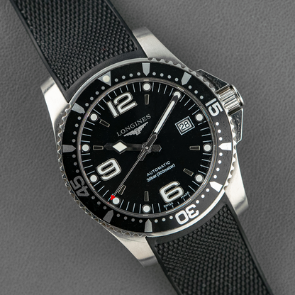 Longines HydroConquest Automatic Rubber Black 41mm