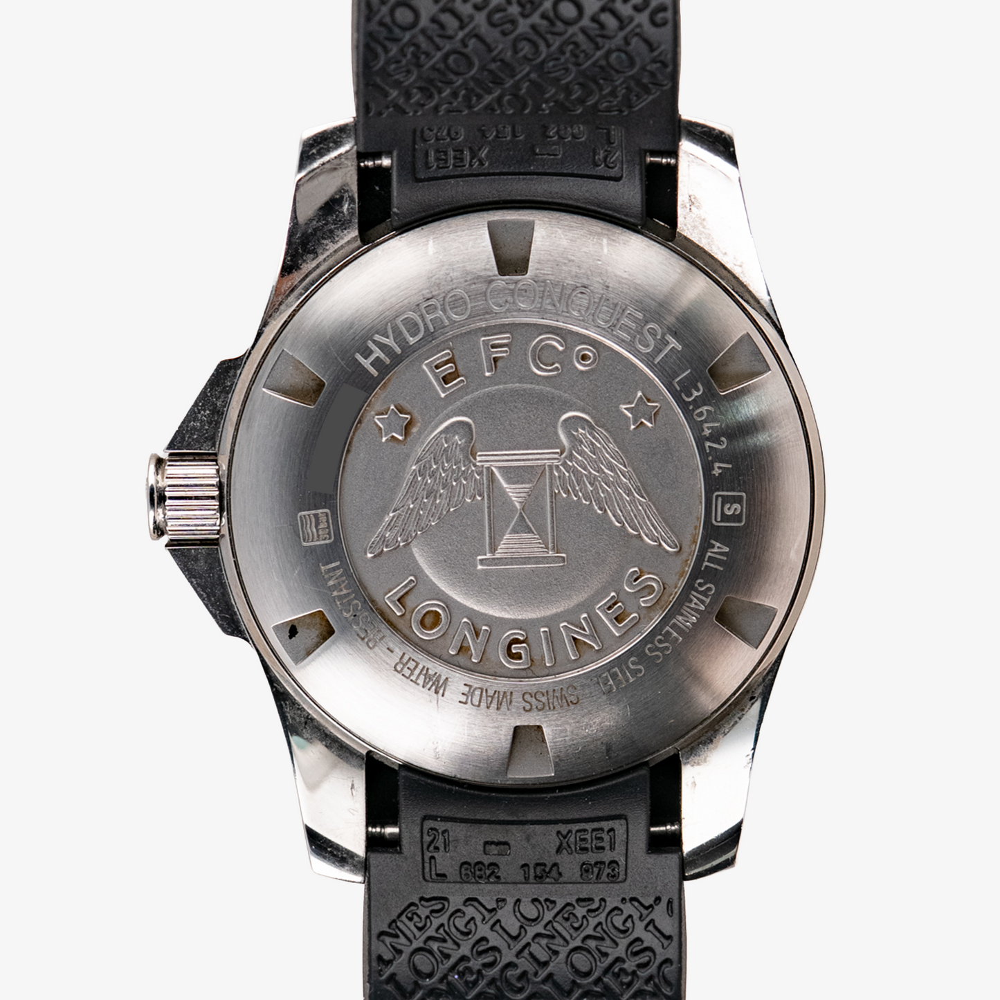 Longines HydroConquest Automatic Rubber Black 41mm