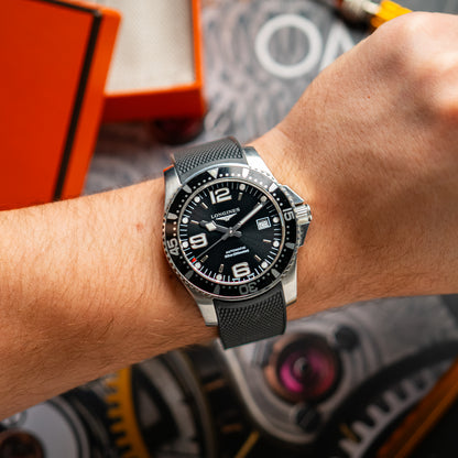 Longines HydroConquest Automatic Rubber Black 41mm