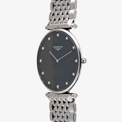 Longines Le Grand Classique Quartz Diamonds Black 38mm