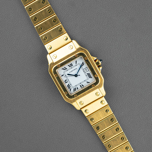 Cartier Santos Carrée Automatic Yellow Gold Date 29mm