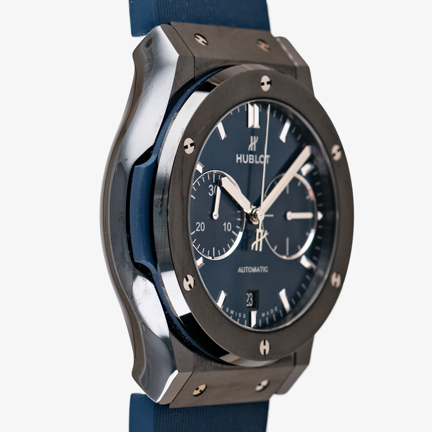 Hublot Classic Fusion Chronograph Ceramic Blue Dial 45mm