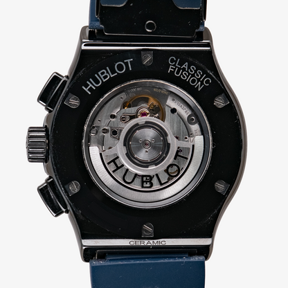 Hublot Classic Fusion Chronograph Ceramic Blue Dial 45mm