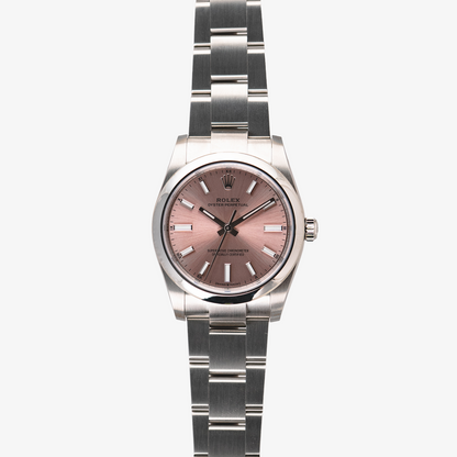 Rolex Oyster Perpetual Automatic Rose Pink Dial 34mm