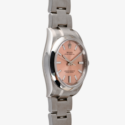 Rolex Oyster Perpetual Automatic Rose Pink Dial 34mm