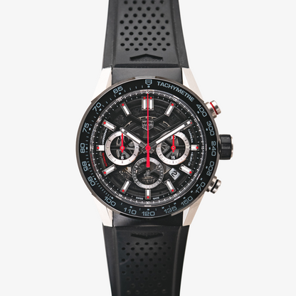 TAG Heuer Carrera Heuer 02 Chronograph Skeleton Dial 45mm
