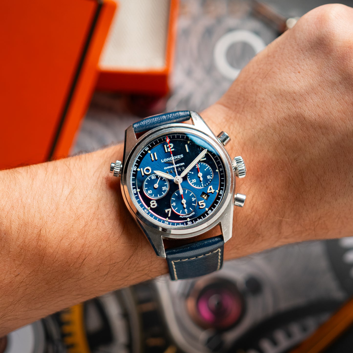 Longines Spirit Chronograph Blue Dial Automatic 42mm