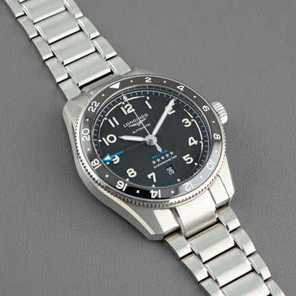Longines Zulu Time Automatic GMT Black Dial 42mm
