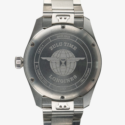 Longines Zulu Time Automatic GMT Black Dial 42mm