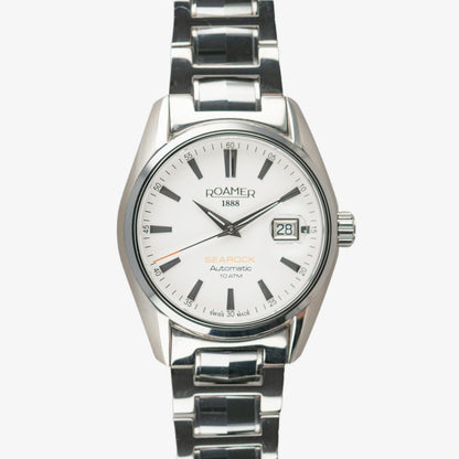 Roamer Searock Automatic 10 ATM White Dial 42mm