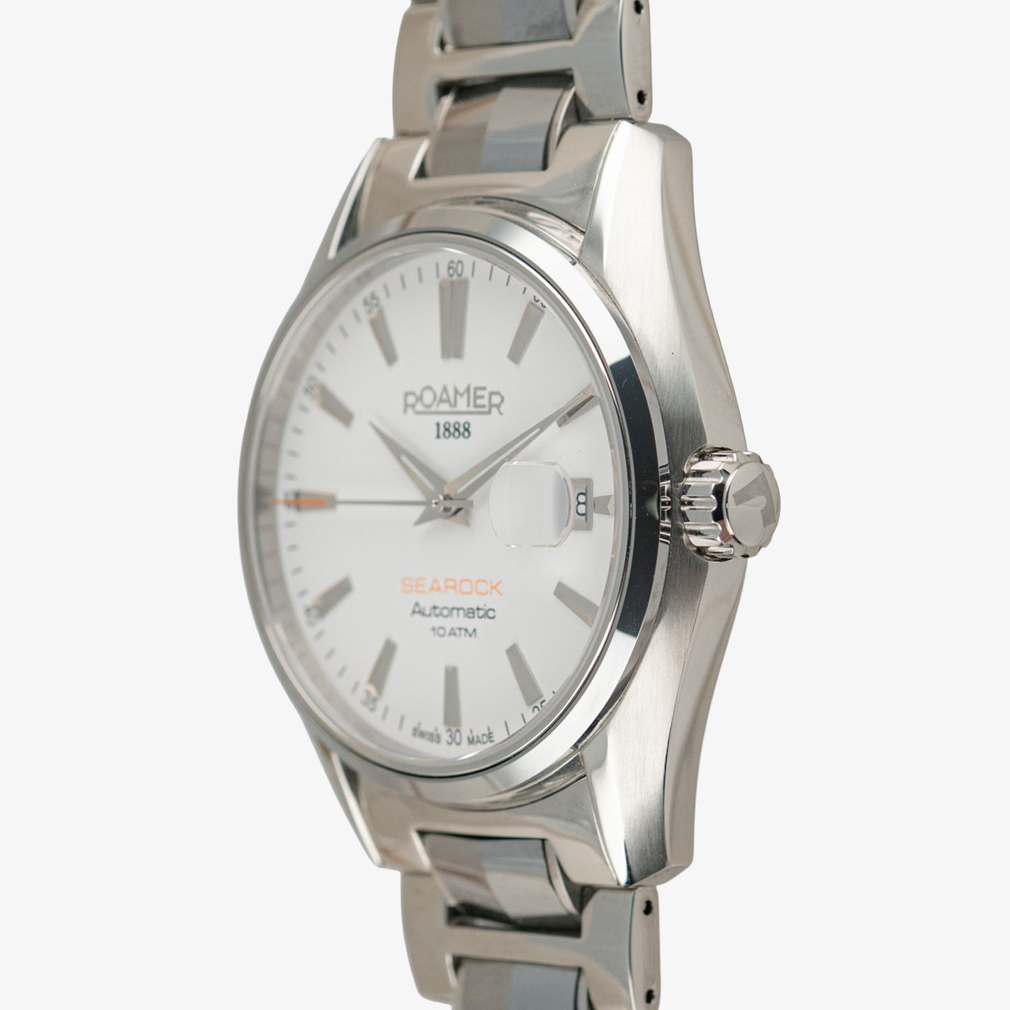 Roamer Searock Automatic 10 ATM White Dial 42mm