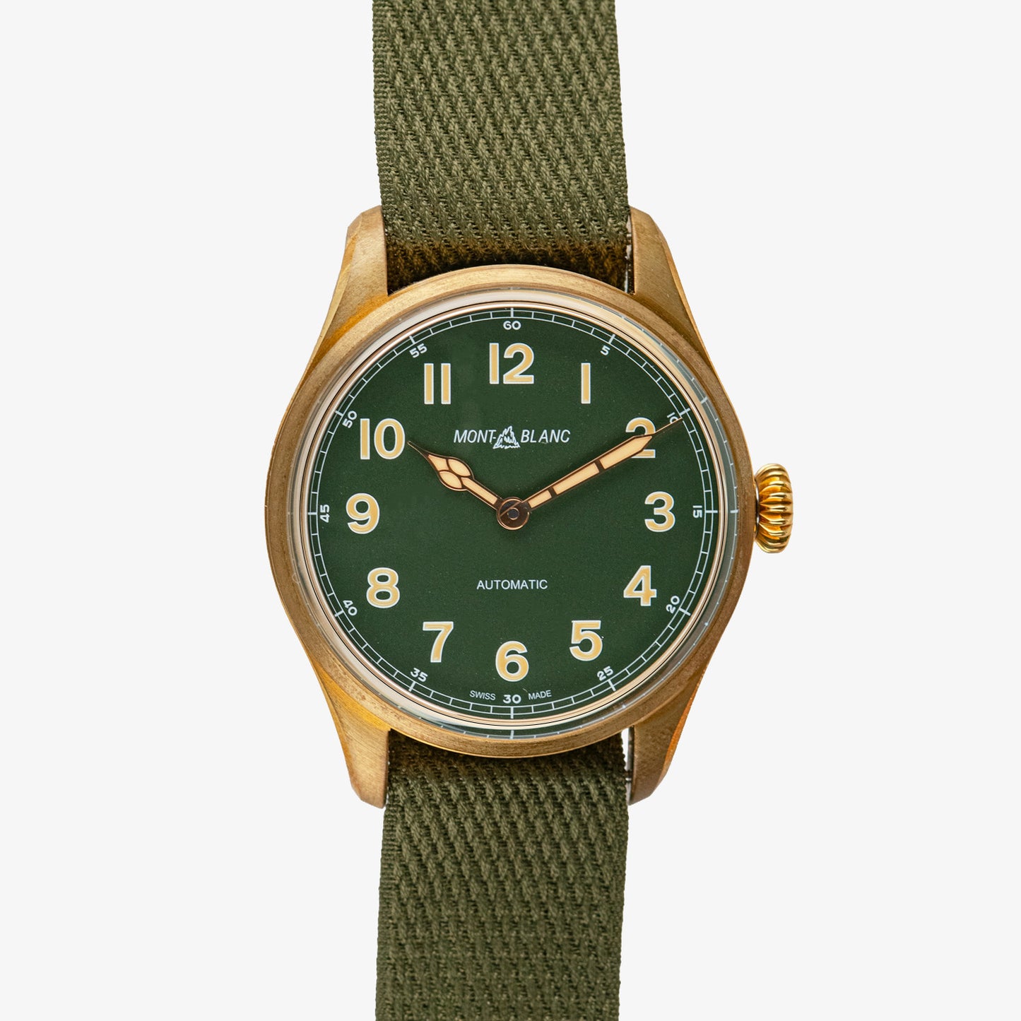 Montblanc 1858 Automatic Bronze Green Dial 42mm