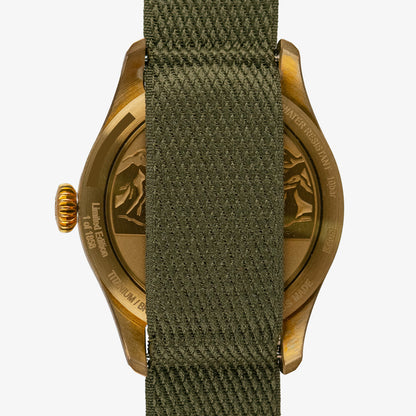 Montblanc 1858 Automatic Bronze Green Dial 42mm