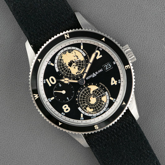 Montblanc 1858 Automatic Geosphere Black Dial 42mm
