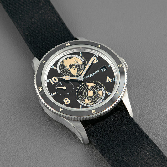 Montblanc 1858 Automatic Geosphere Black Dial 42mm