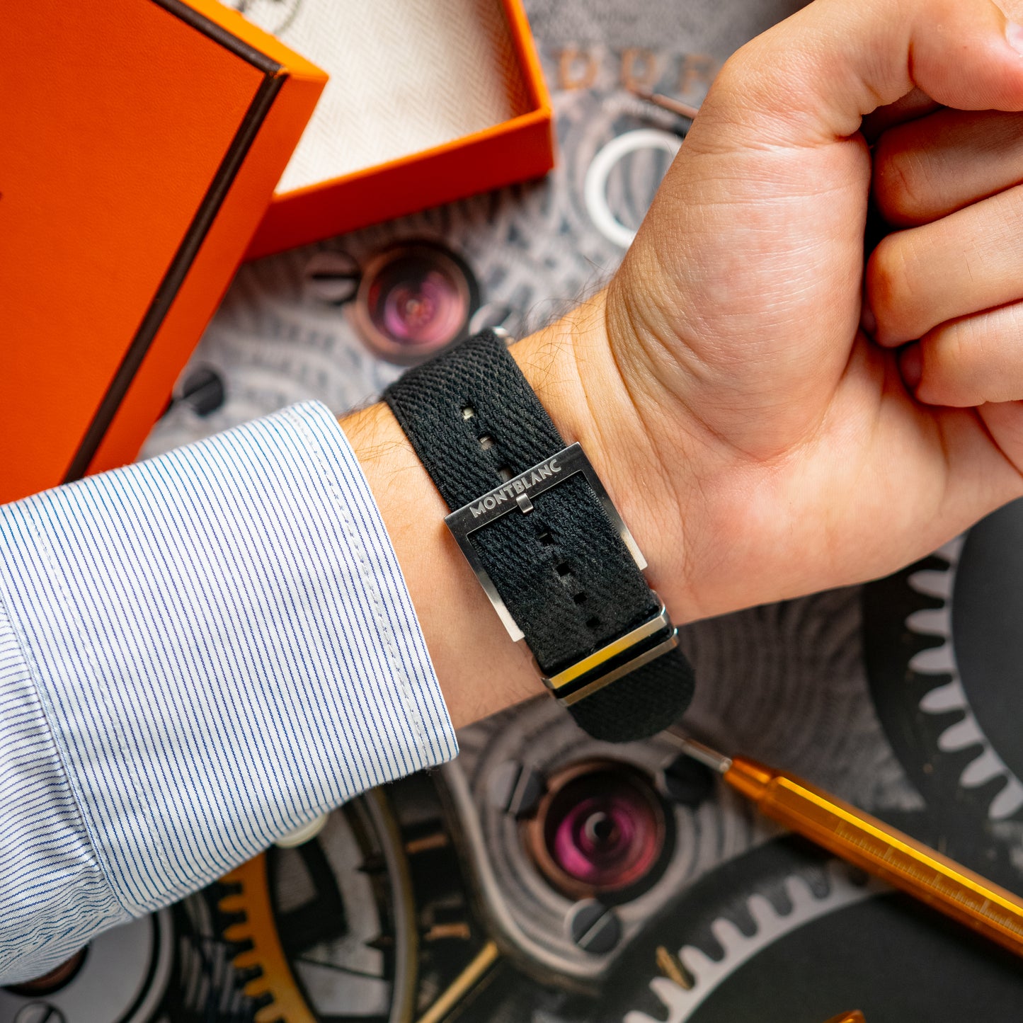 Montblanc 1858 Automatic Geosphere Black Dial 42mm