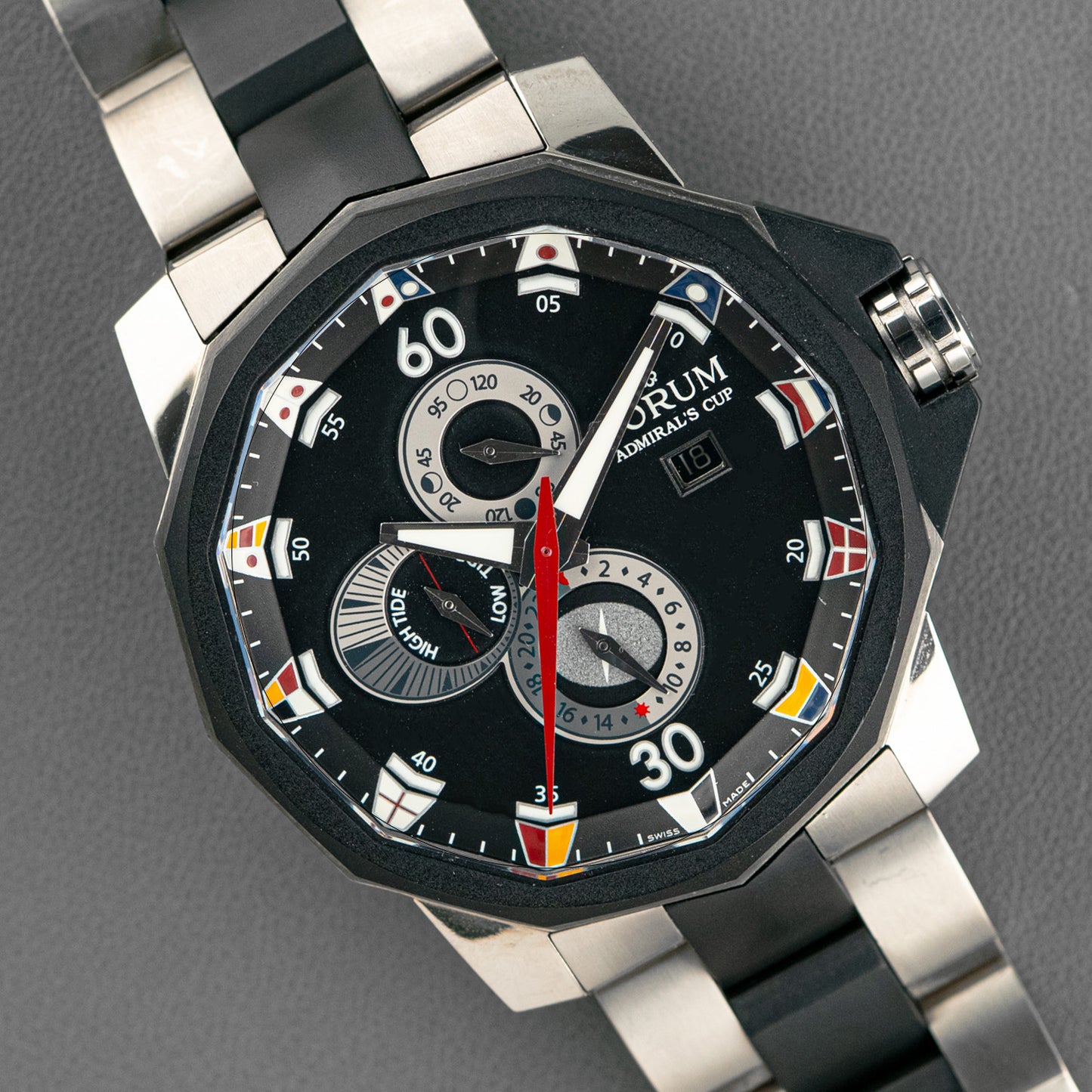 Corum Admiral's Cup Automatic Black Dial Date 44mm