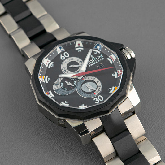 Corum Admiral's Cup Automatic Black Dial Date 44mm