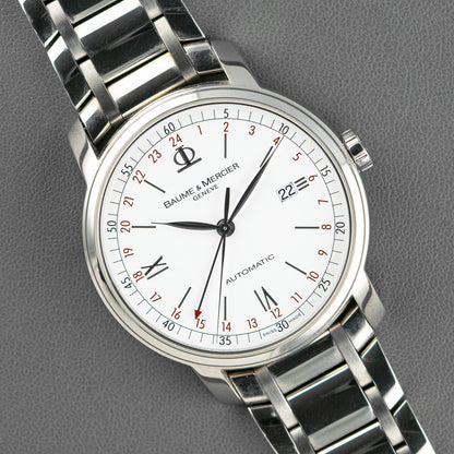 Baume & Mercier Classima Automatic GMT White Dial 42mm