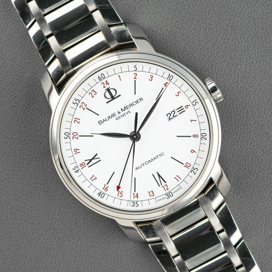 Baume & Mercier Classima Automatic GMT White Dial 42mm