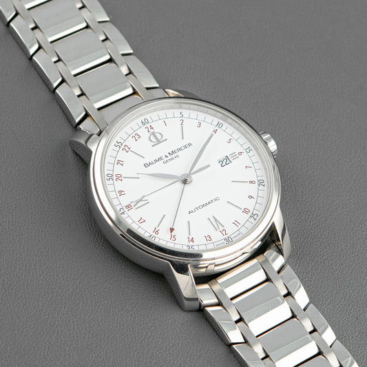 Baume & Mercier Classima Automatic GMT White Dial 42mm
