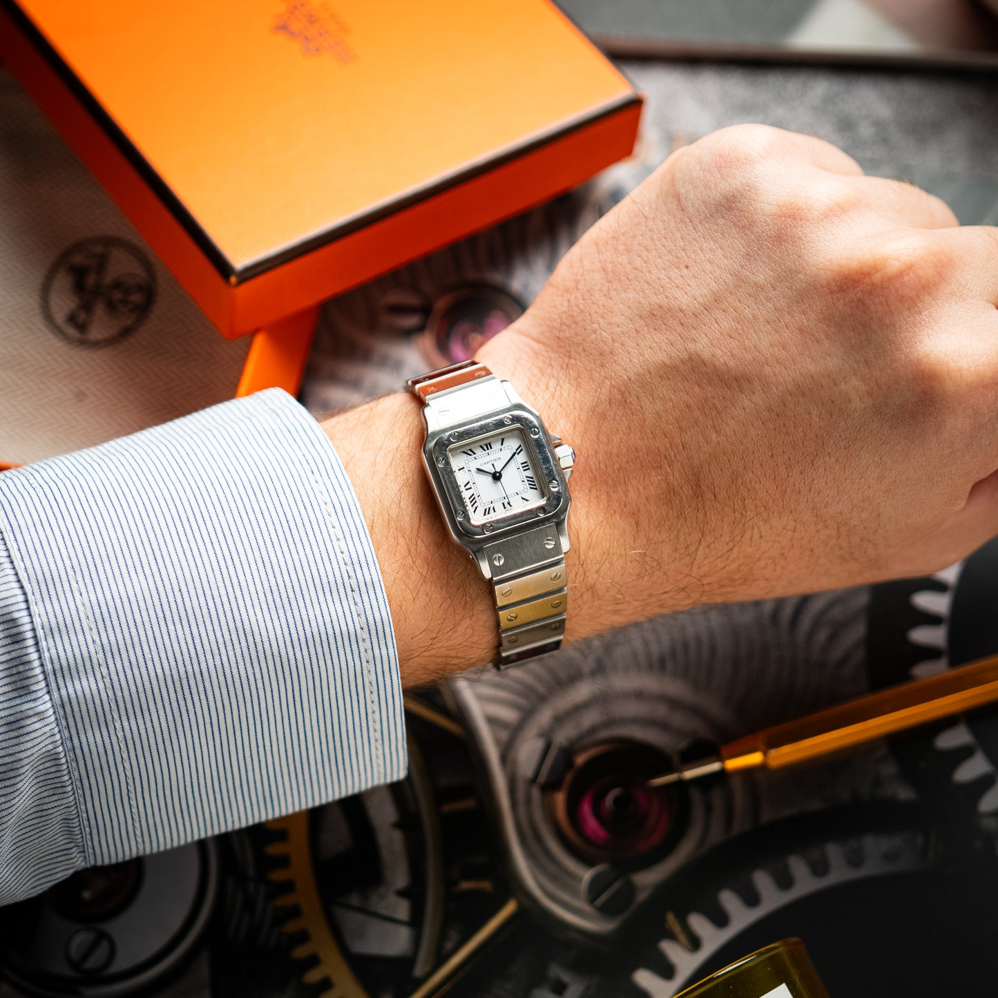 Cartier Santos Galbée Automatic Steel 24mm