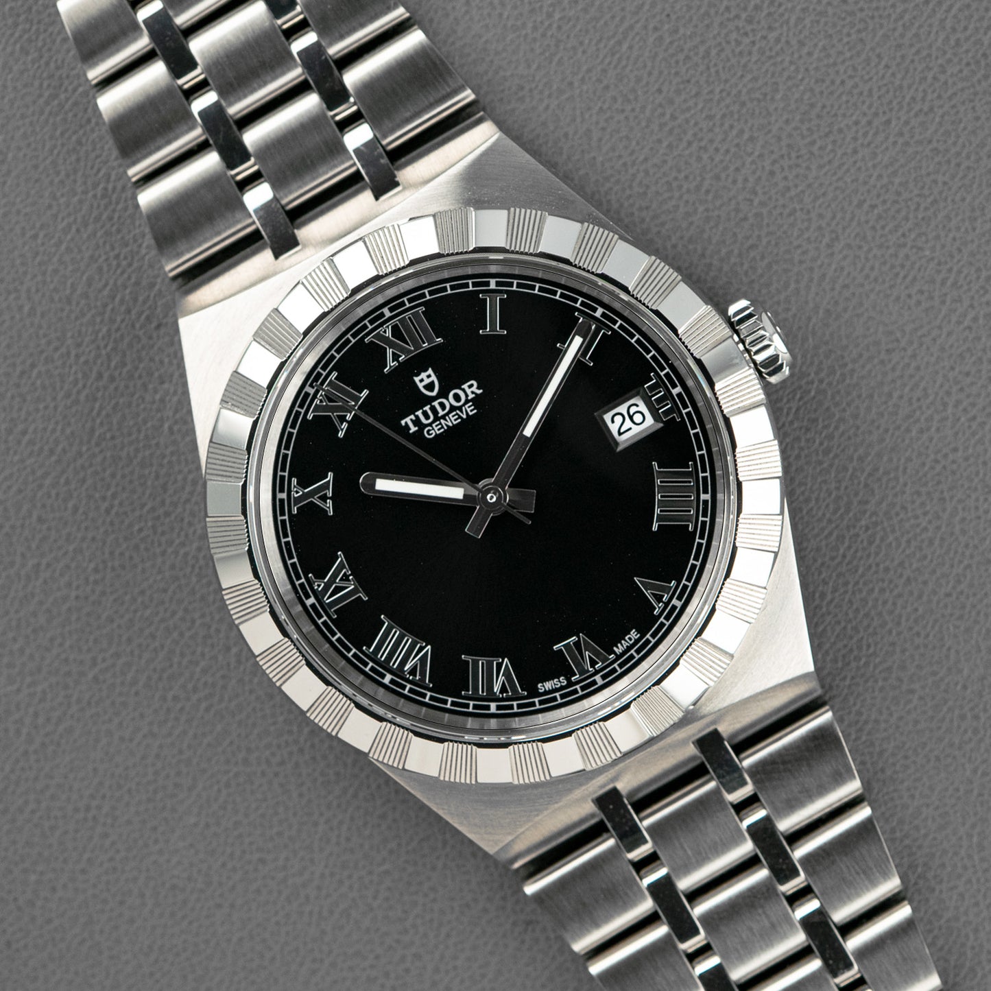 Tudor Royal Automatic Black Dial Date Steel 41mm