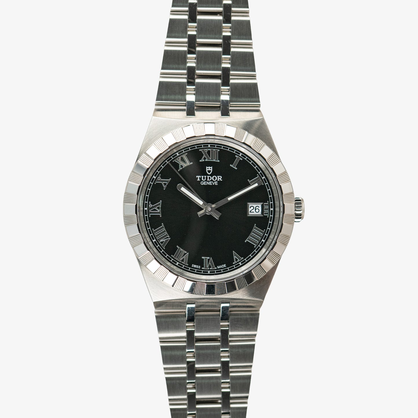 Tudor Royal Automatic Black Dial Date Steel 41mm