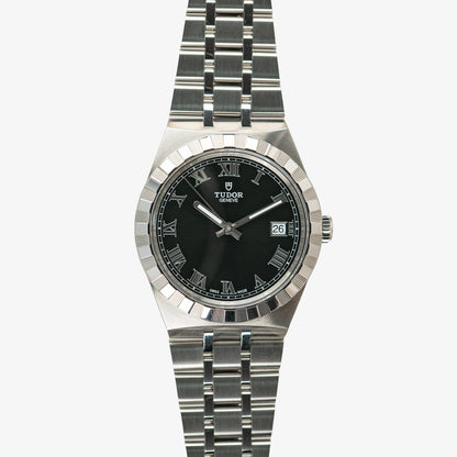 Tudor Royal Automatic Black Dial Date Steel 41mm