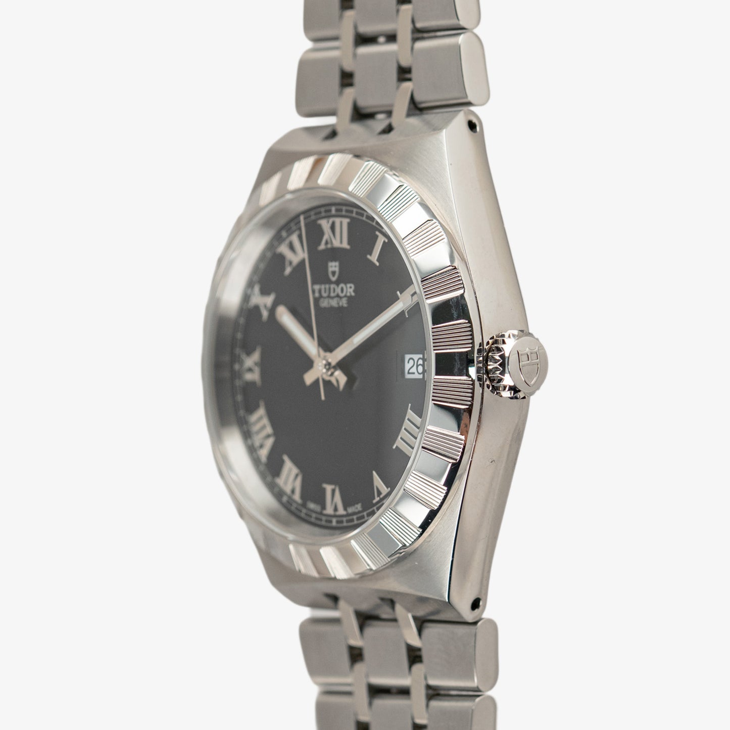 Tudor Royal Automatic Black Dial Date Steel 41mm