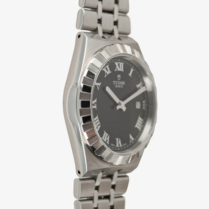 Tudor Royal Automatic Black Dial Date Steel 41mm