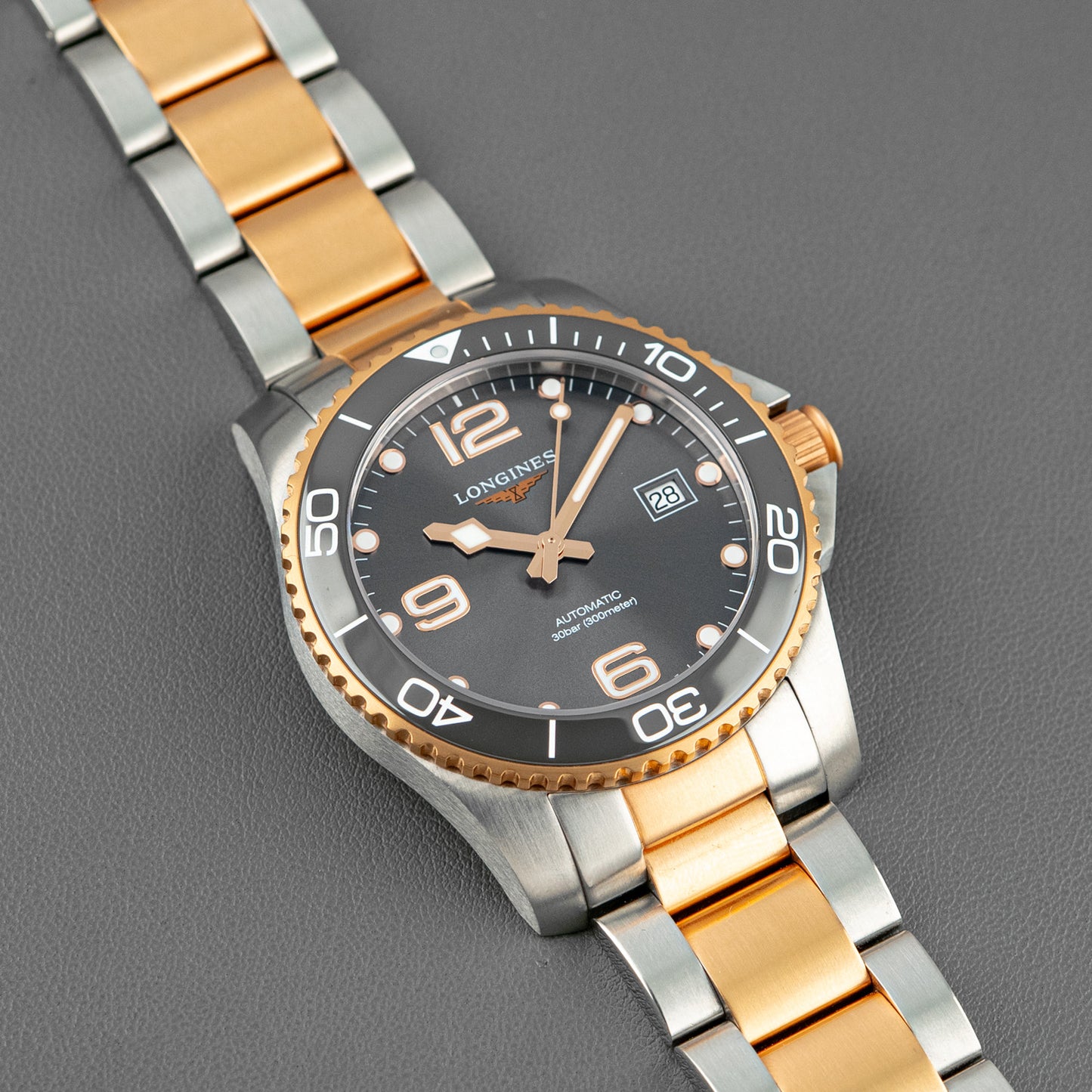 Longines HydroConquest Automatic Two-Tone Grey 41mm