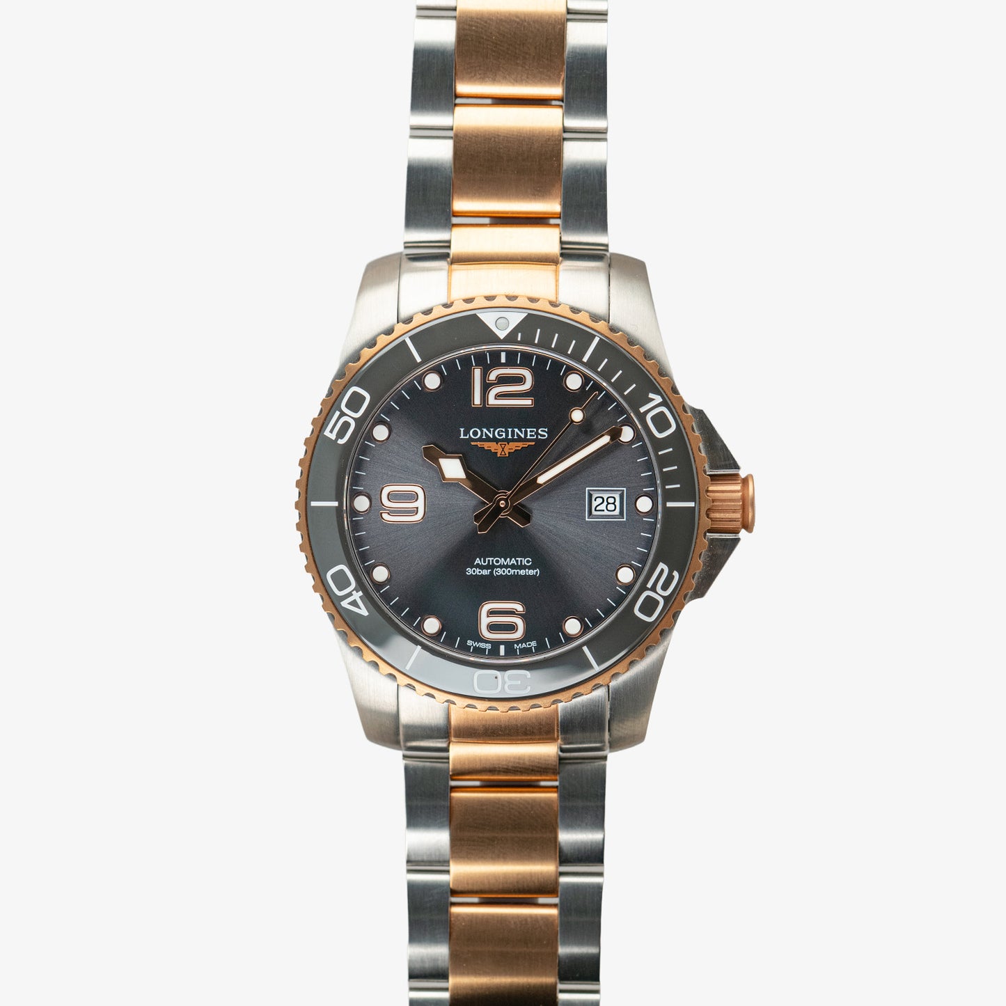 Longines HydroConquest Automatic Two-Tone Grey 41mm