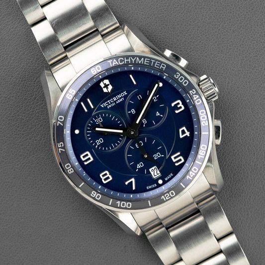 Victorinox Chrono Classic Quartz Blue Dial 42mm