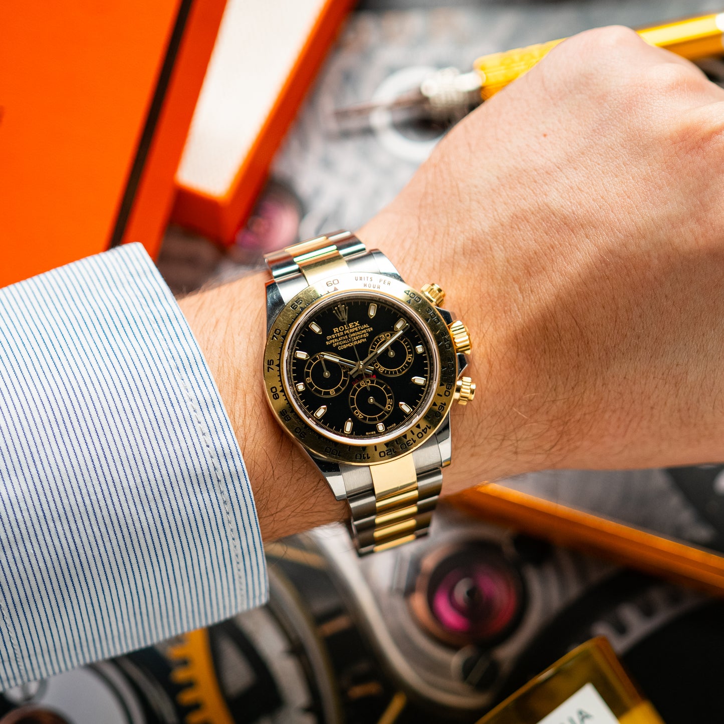 Rolex Daytona 116503 Chronograph Two-Tone Black 40mm