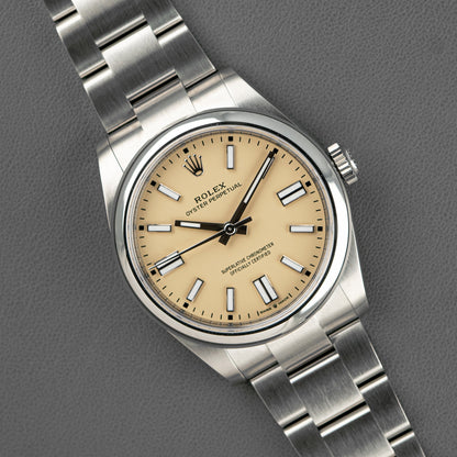 Rolex Oyster Perpetual Automatic Beige Dial 41mm