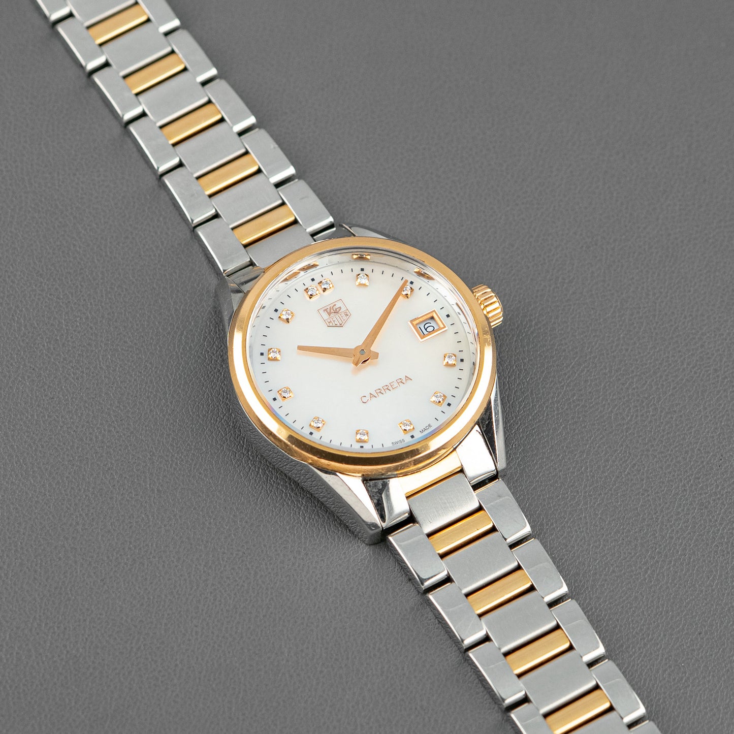 TAG Heuer Carrera Lady Quartz Mother of Pearl Diamonds 32mm