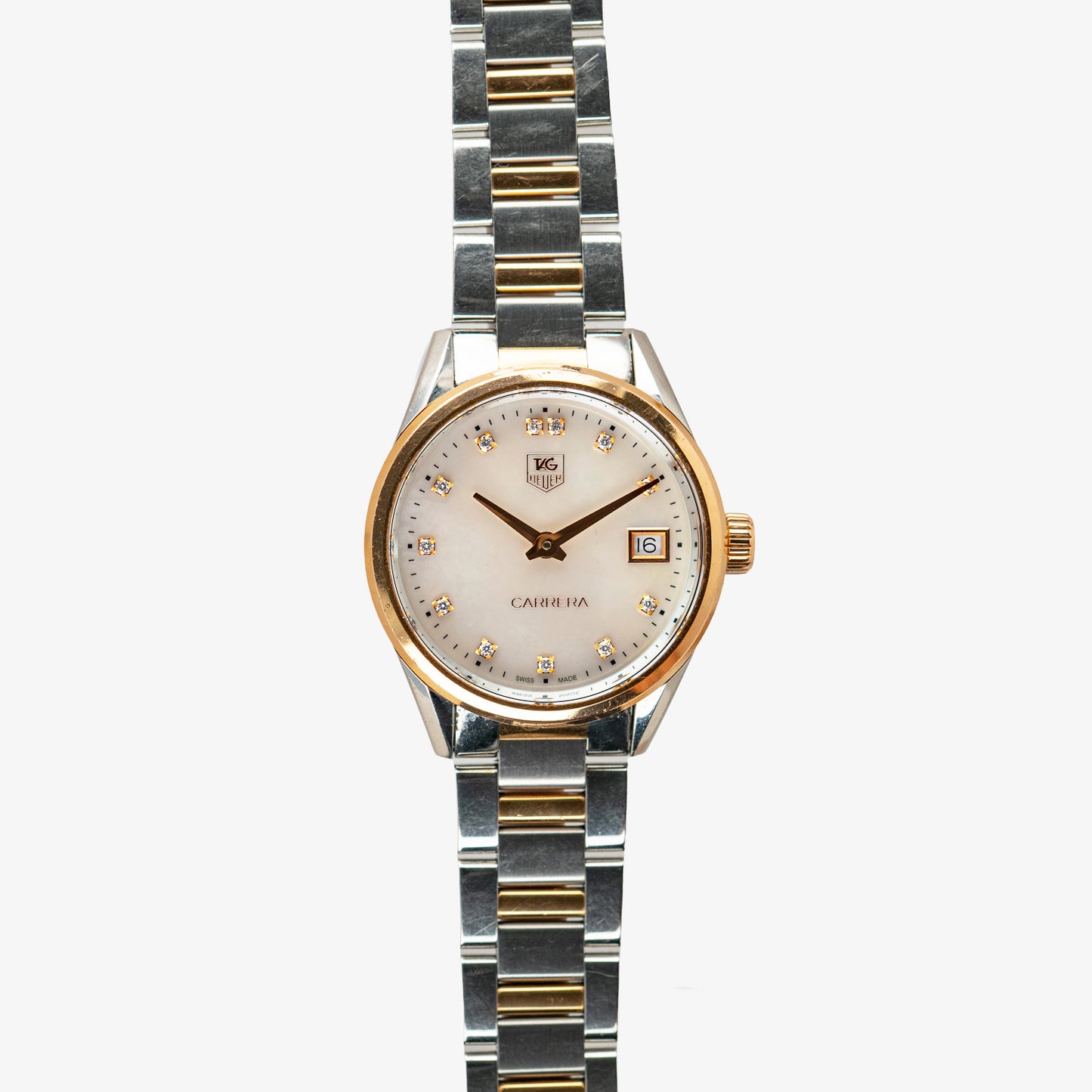 TAG Heuer Carrera Lady Quartz Mother of Pearl Diamonds 32mm