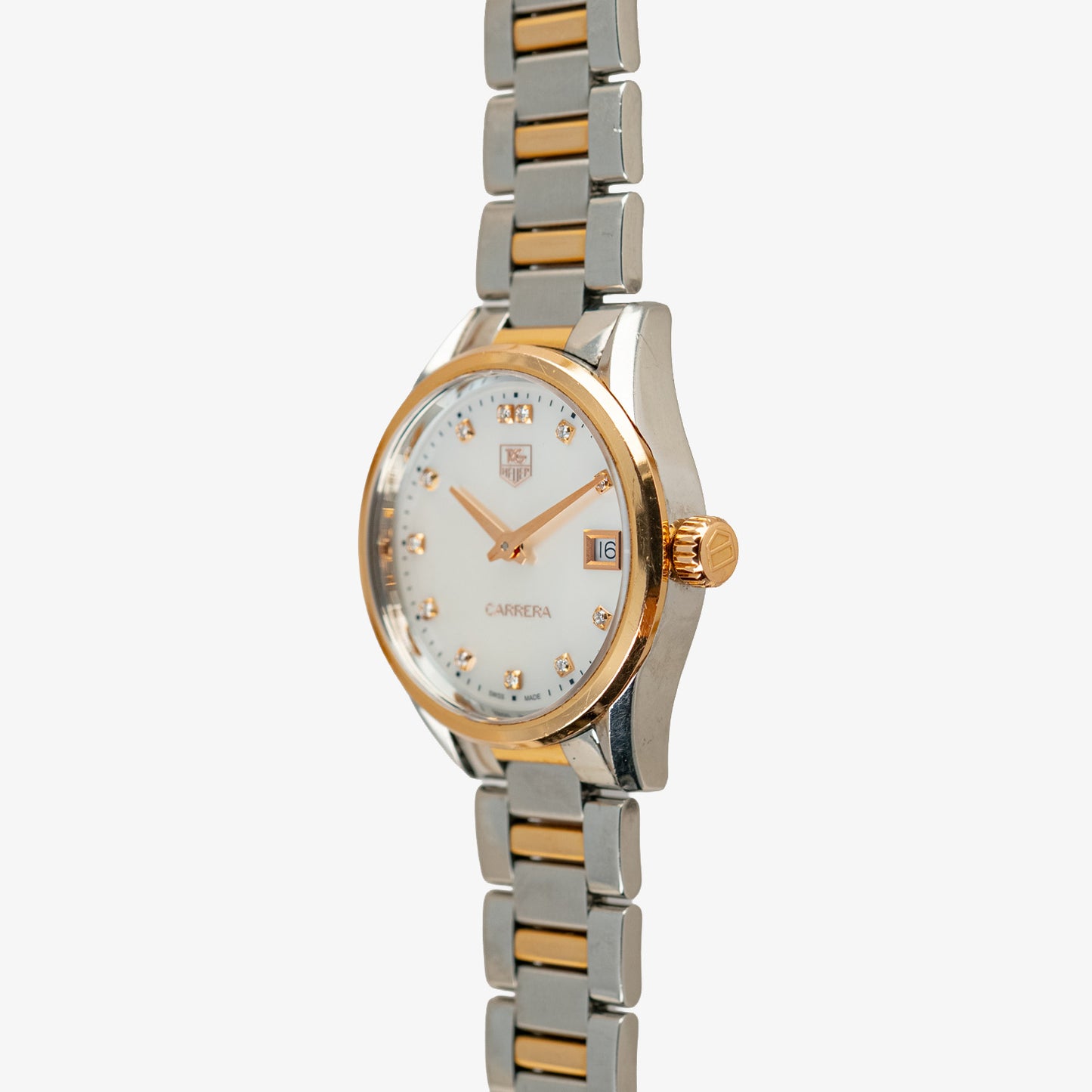 TAG Heuer Carrera Lady Quartz Mother of Pearl Diamonds 32mm
