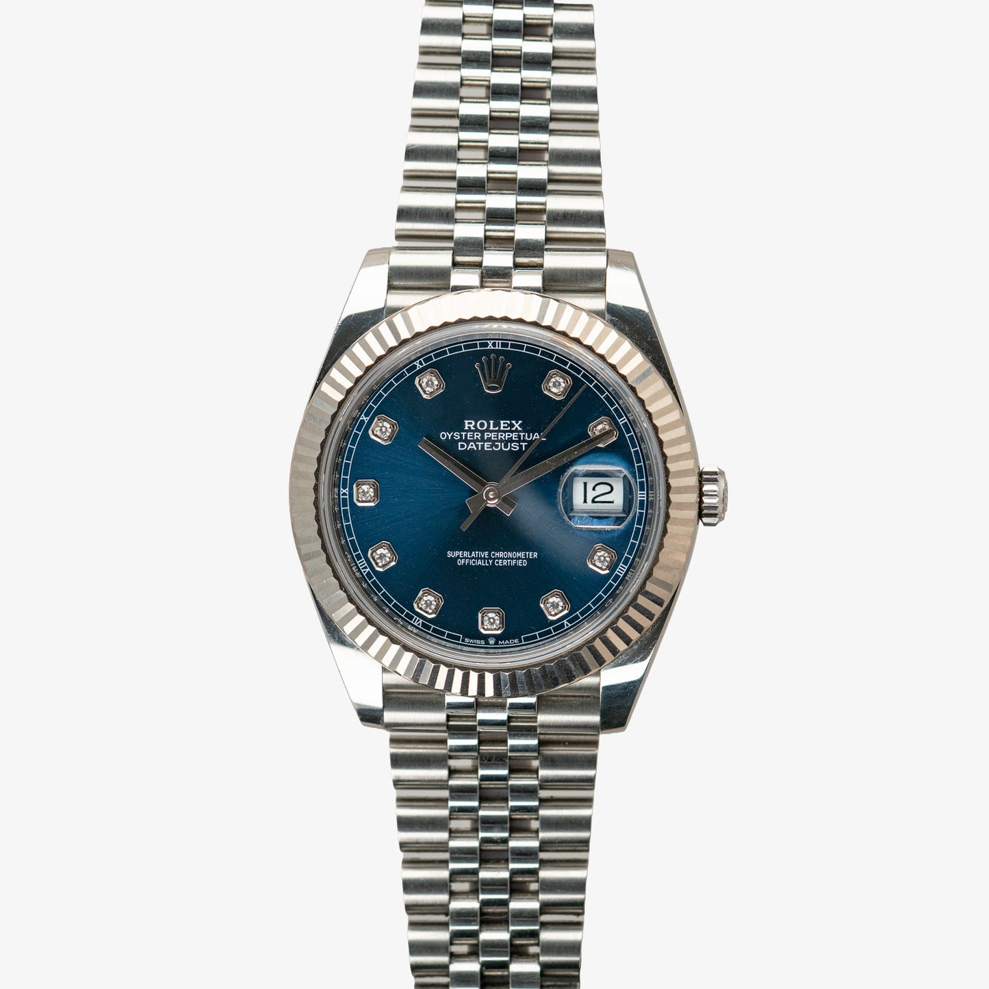 Rolex Datejust 126334 Automatic Blue Dial Diamonds 41mm