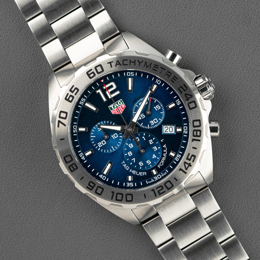 TAG Heuer Formula 1 Quartz Chronograph Blue Dial 43mm