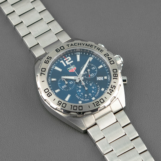 TAG Heuer Formula 1 Quartz Chronograph Blue Dial 43mm